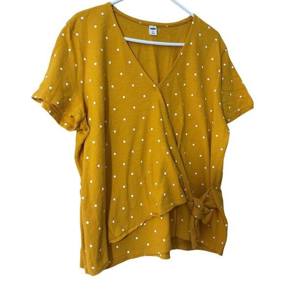 New Old Navy Gold Top XL Wrap Style - Picture 2 of 6